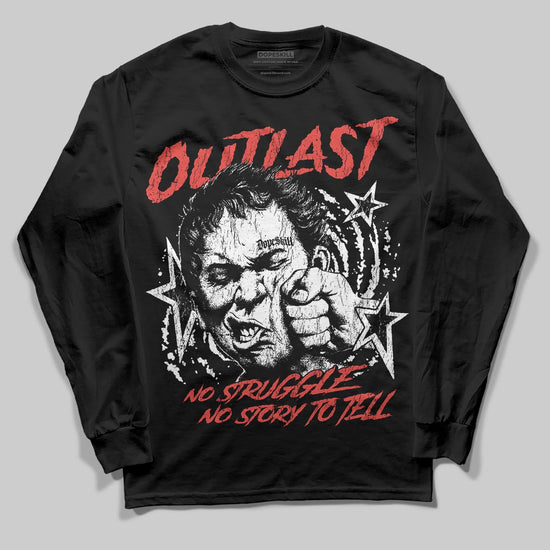 Black and White Sneakers DopeSkill Long Sleeve T-Shirt Outlast Graphic Streetwear - black