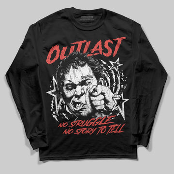 Black and White Sneakers DopeSkill Long Sleeve T-Shirt Outlast Graphic Streetwear - black