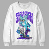 Jordan 6 "Aqua" DopeSkill Sweatshirt Stay High Graphic Streetwear - White 