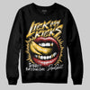 Jordan 12 "Phantom" DopeSkill Sweatshirt Lick My Kicks Graphic Streetwear - Black