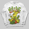 Neon Green Sneakers DopeSkill Long Sleeve T-Shirt Slow Life Graphic Streetwear  - White