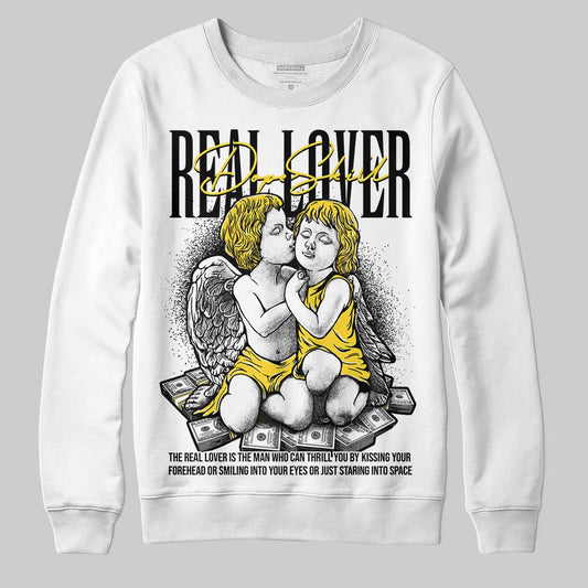 Black Tour Yellow AJ 4 Thunder DopeSkill Sweatshirt Real Lover Graphic
