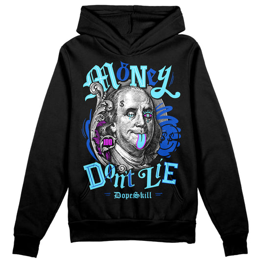 Dunk Low Argon DopeSkill Hoodie Sweatshirt Money Don't Lie Graphic Streetwear - Black