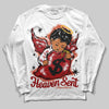 Nigel Sylvester x Air Jordan 4 ‘Brick by Brick’ DopeSkill Long Sleeve T-Shirt Heaven Sent Graphic Streetwear - White
