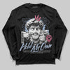 Jordan 3 GS “Cobalt Bliss” DopeSkill Long Sleeve T-Shirt In My Way Graphic Streetwear - Black