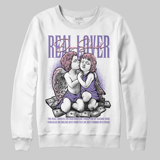 Jordan 11 "Mojave" DopeSkill Sweatshirt Real Lover Graphic Streetwear - White