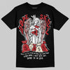 Jordan 1 Retro High OG Black Toe Reimagined DopeSkill T-Shirt Angels Graphic Streetwear - Black