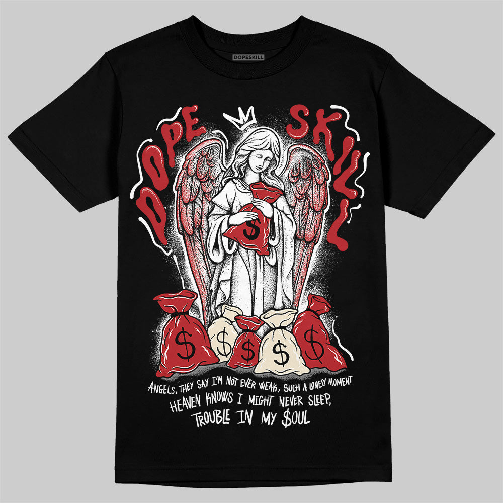 Jordan 1 Retro High OG Black Toe Reimagined DopeSkill T-Shirt Angels Graphic Streetwear - Black