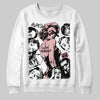 Jordan 40 “Dusty Rose” DopeSkill Sweatshirt Built Different Graphic Streetwear - White