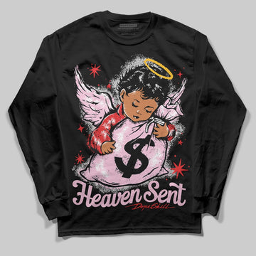 Awake NY x Air Jordan 5 Arctic Pink DopeSkill Long Sleeve T-Shirt Heaven Sent Graphic Streetwear - Black