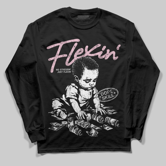 Jordan 5 OG “35th Anniversary” DopeSkill Long Sleeve T-Shirt Flexin' Graphic Streetwear - Black