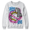 Jordan 4 GS “Hyper Violet” DopeSkill Sweatshirt Takin No L's Graphic Streetwear - White