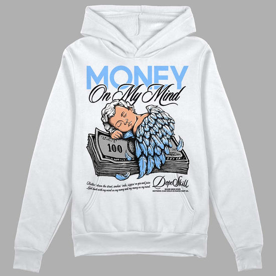 Jordan 9 Powder Blue DopeSkill Hoodie Sweatshirt MOMM Graphic Streetwear - White 