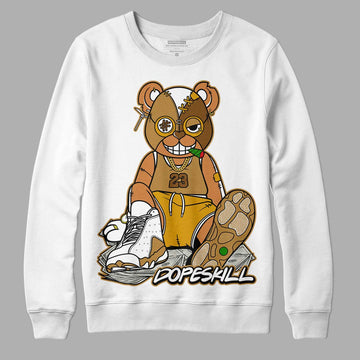 Jordan 13 Wheat 2023 DopeSkill Sweatshirt Greatest Graphic Streetwear - White