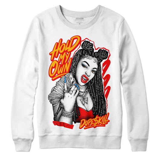 Red Sneakers DopeSkill Sweatshirt New H.M.O Graphic Streetwear - White