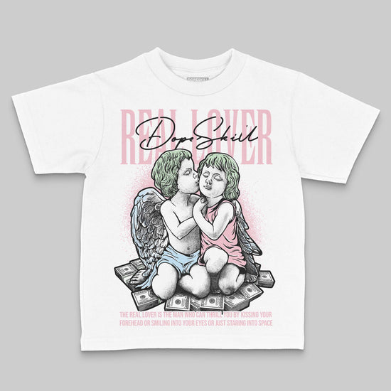 Jordan 4 Retro Valentine's Day (2026) (GS) DopeSkill Toddler Kids T-shirt Real Lover Graphic Streetwear - White