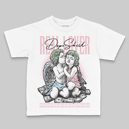 Jordan 4 Retro Valentine's Day (2026) (GS) DopeSkill Toddler Kids T-shirt Real Lover Graphic Streetwear - White