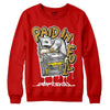 Red Sneakers DopeSkill Red Sweatshirt Paid In Full Graphic Streetwear 