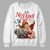 Jordan 3 Fire Red DopeSkill Sweatshirt New No Days Off Graphic Streetwear - White