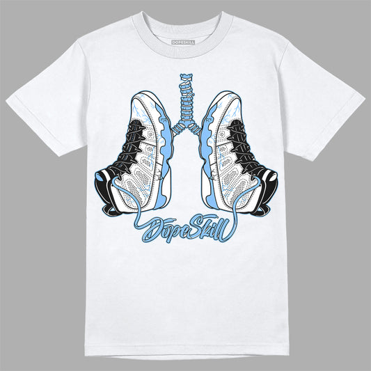 Jordan 9 Powder Blue DopeSkill T-Shirt Breathe Graphic Streetwear - White