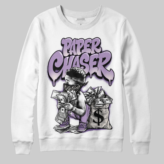 Jordan 10 WMNS “Hydrangeas” DopeSkill Sweatshirt Paper Chaser Boy Graphic Streetwear - White 