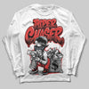 Jordan 6 “Reverse Infrared” DopeSkill Long Sleeve T-Shirt Paper Chaser Boy Graphic Streetwear - White