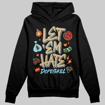 Jordan 11 City Pack “H-Town” DopeSkill Hoodie Sweatshirt Let 'em Hate Graphic Streetwear - Black
