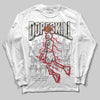 Jordan 3 Retro Pure Money DopeSkill Long Sleeve T-Shirt Thunder Dunk Graphic Streetwear - White