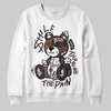 SoleFly x Air Jordan 12 Retro SP 'Cafecito/Baroque Brown' DopeSkill Sweatshirt Smile Through The Pain Graphic Streetwear - White