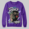 Jordan 5 OG “Grape” DopeSkill Sweatshirt Rolling in Money Graphic Streetwear - Purple 