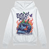 University Blue Sneakers DopeSkill Hoodie Sweatshirt Ease My Mind Graphic Streetwear - White