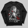 Jordan 11 “Bred Velvet” DopeSkill Long Sleeve T-Shirt Boys Don't Cry Graphic Streetwear - black