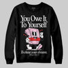 Awake NY x Air Jordan 5 Arctic Pink DopeSkill Sweatshirt Owe It To Yourself Graphic Streetwear - black