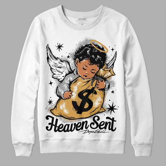 Jordan 11 "Gratitude" DopeSkill Sweatshirt Heaven Sent Graphic Streetwear - WHite