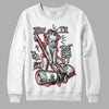 Jordan Spizike Low Bred DopeSkill Sweatshirt Then I'll Die For It Graphic Streetwear - White 