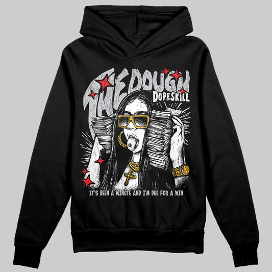 Grey Sneakers DopeSkill Hoodie Sweatshirt The Dough Graphic Streetwear - Black