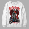 Jordan 1 Low OG “Black Toe” DopeSkill Sweatshirt New I'm Loving It Graphic Streetwear - White 