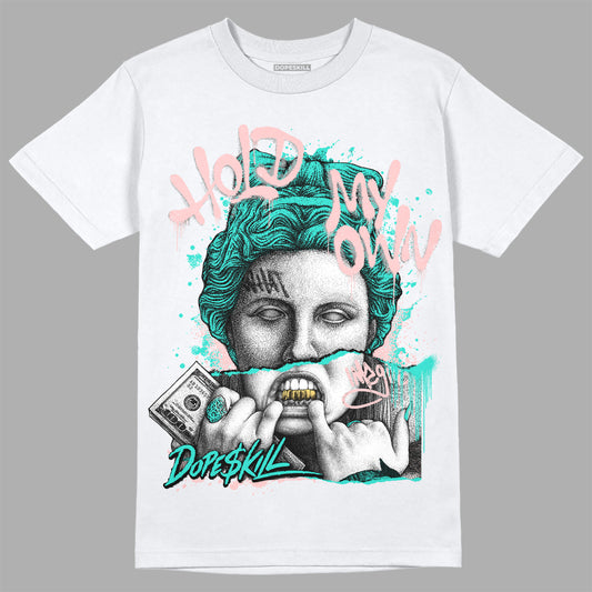 Dunk Low Green Snakeskin DopeSkill T-Shirt Hold My Own Graphic Streetwear - White 