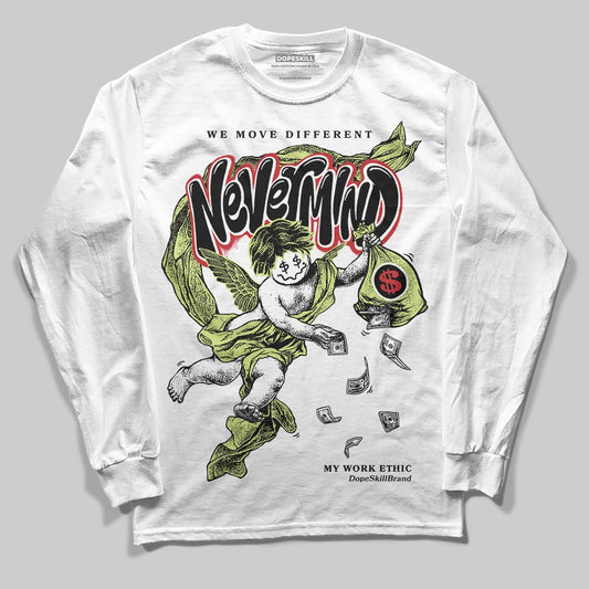 Jordan 11 “Inner Beast” DopeSkill Long Sleeve T-Shirt Nevermind Graphic Streetwear - White