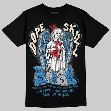 Jordan 3 Retro OG Rare Air DopeSkill T-Shirt Angels Graphic Streetwear - black