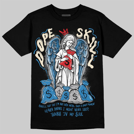 Jordan 3 Retro OG Rare Air DopeSkill T-Shirt Angels Graphic Streetwear - black