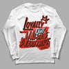 Jordan 6 Retro Toro Bravo DopeSkill Long Sleeve T-Shirt LOVE Graphic Streetwear - White