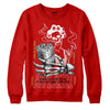 Red Sneakers  DopeSkill Red Sweatshirt Show Me The Money Graphic Streetwear 