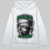 Green Sneakers DopeSkill Hoodie Sweatshirt Look In My Eyes Graphic Streetwear - White