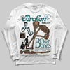 Adidas Samba OG Leopard Pack Collegiate Green DopeSkill Long Sleeve T-Shirt Broken Bones Graphic Streetwear - White