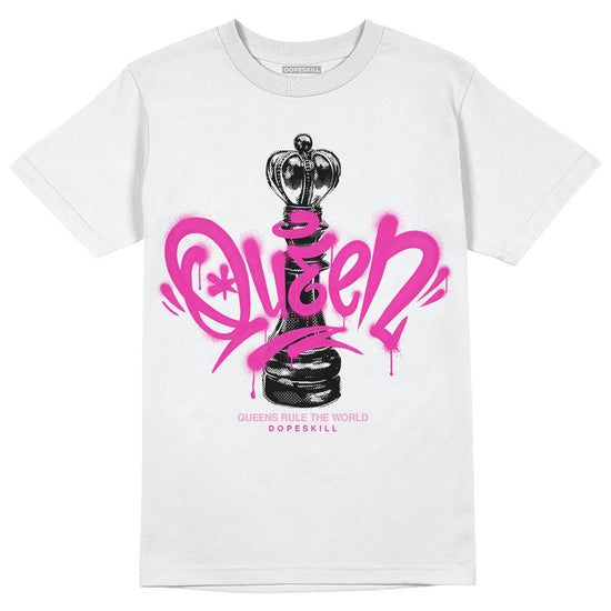 Dunk Low GS 'Triple Pink' DopeSkill T-Shirt Queen Chess Graphic Streetwear - White