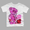 Dunk Low GS “Active Fuchsia” DopeSkill Toddler Kids T-shirt Broken Heart Graphic Streetwear - White