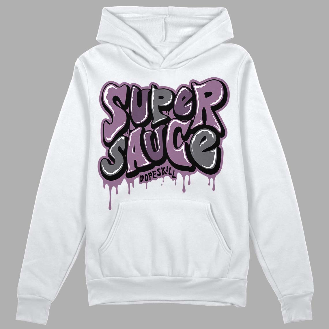 Jordan 2 “Mauve/Off-Noir” DopeSkill Hoodie Sweatshirt Super Sauce Graphic Streetwear - White