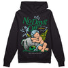 Jordan 5 “Lucky Green” DopeSkill Hoodie Sweatshirt New No Days Off Graphic Streetwear - Black