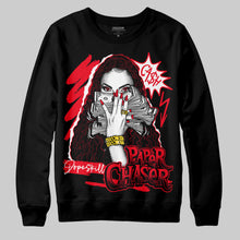 Red Thunder 4s DopeSkill Long Sleeve T-Shirt Mystery Ghostly Grasp Graphic